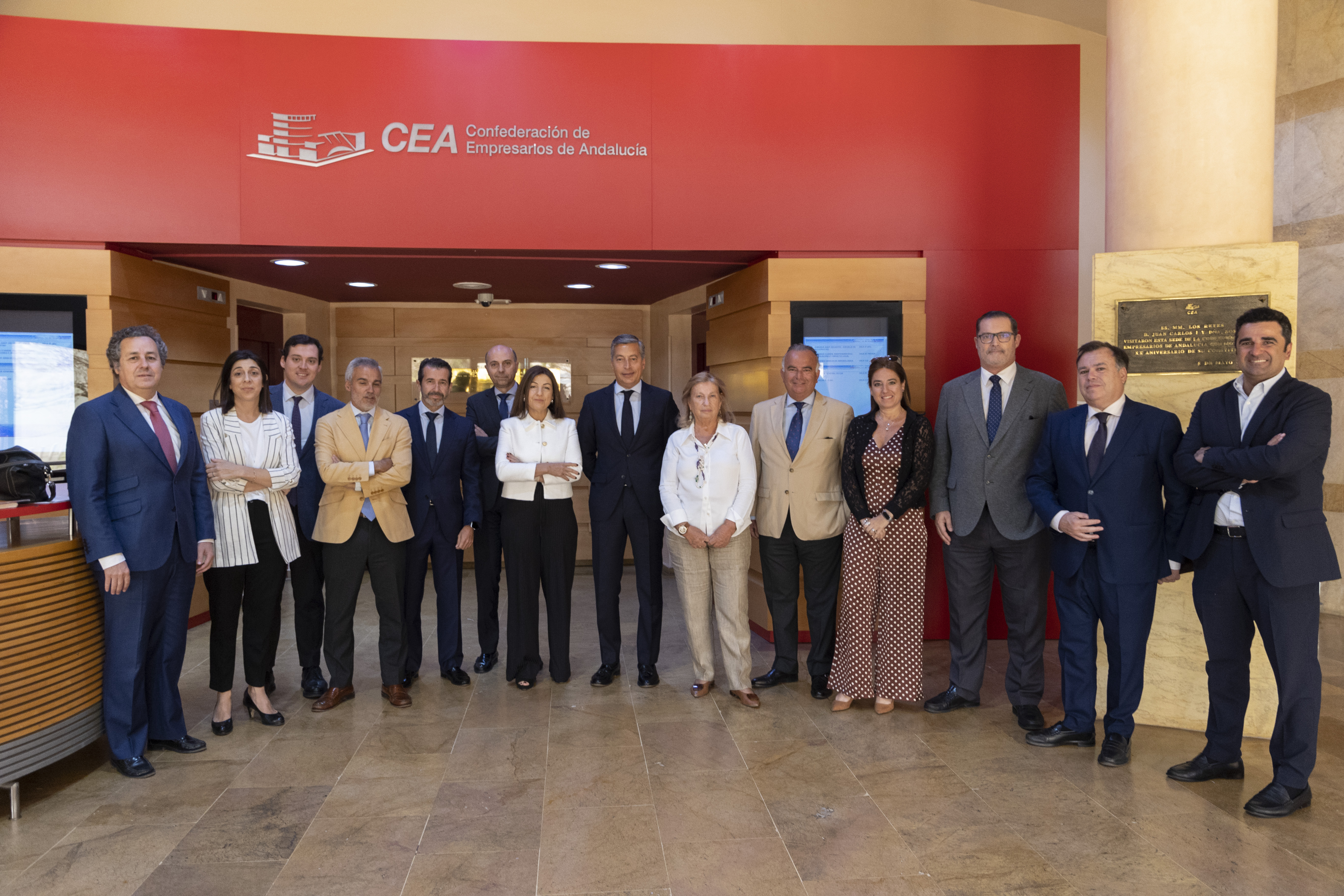Tradicional Almuerzo-coloquio de Consultoras,Tasadoras y Banca en las instalaciones de La Confederación de Empresarios de Andalucía ( CEA)