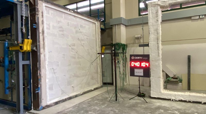 El Laboratorio Certifuego en CIAC certifica el nivel “excepcional” de los productos de Baublock en la lucha pasiva contra el fuego