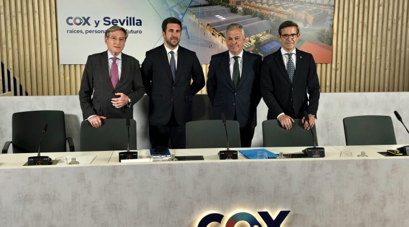 Cox presenta en Sevilla una nueva sede que transforma el frente del Guadalquivir