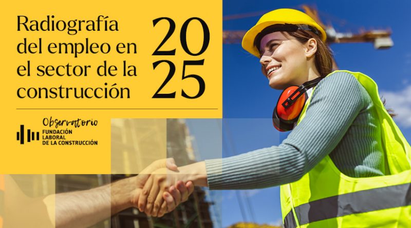 El empleo en construcción aumenta un 4,5% en la comparativa anual, siendo el sector que más crece, por encima de Industria y Servicios