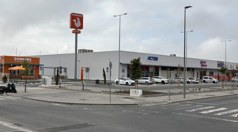 La ampliación del Parque Comercial Bogaris Sevilla Norte se hace realidad con las nuevas aperturas de Action, Guaw y Popeyes