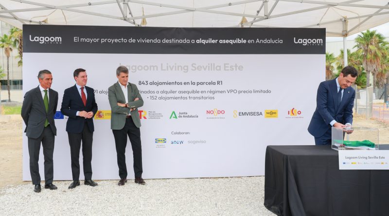 Lagoom Living coloca la primera piedra de Sevilla Este, el mayor proyecto de vivienda destinada a alquiler asequible de Andalucía